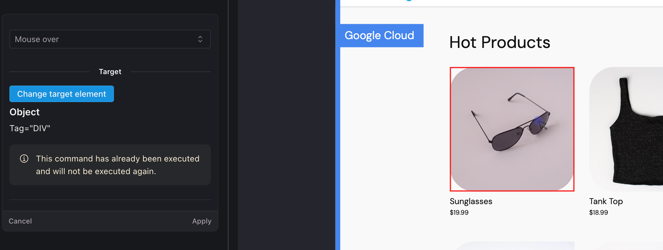 Mouse Over Mouse Over